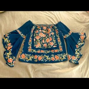 Charming Charlie Off-Shoulder Blouse